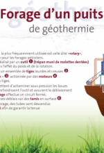 Forage géothermique